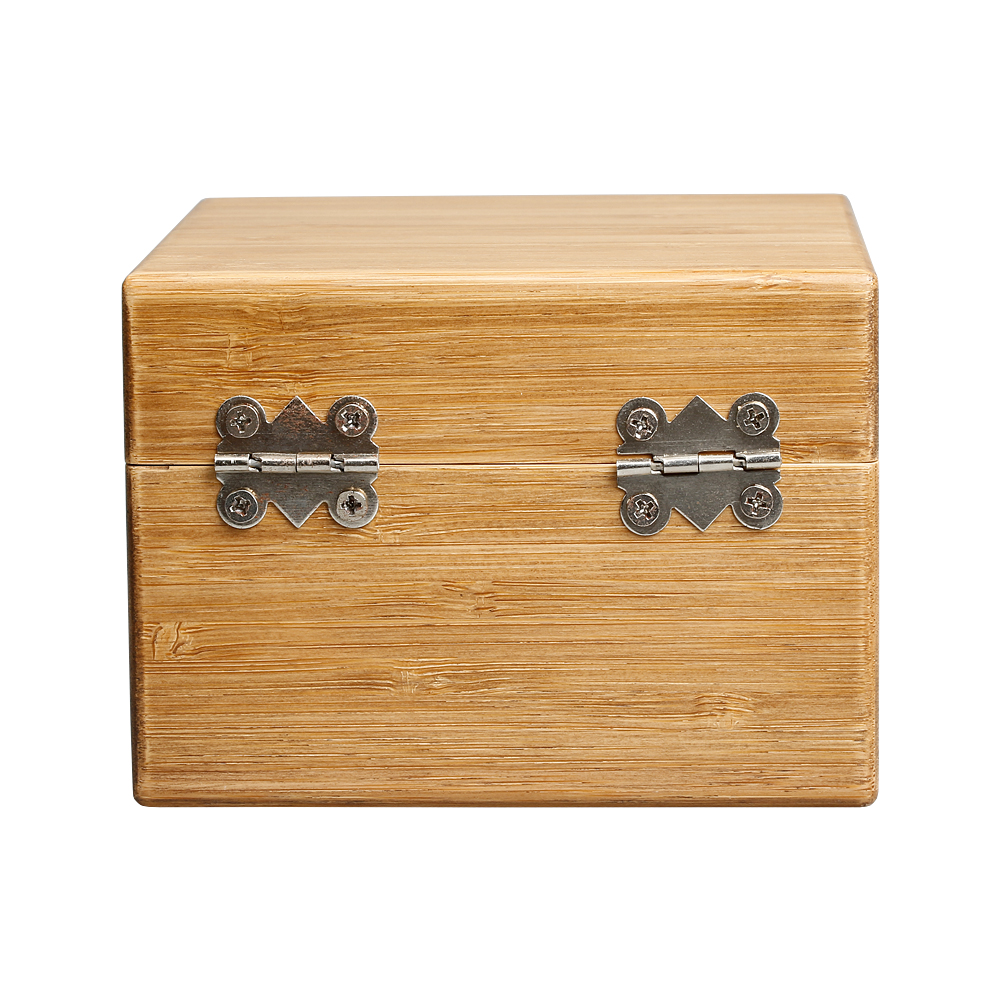 Factory outlet Square Natural Bamboo Watch Box with High Quality