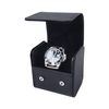 OEM Luxury Black Leather watch boxes Fashion Style with High Quality