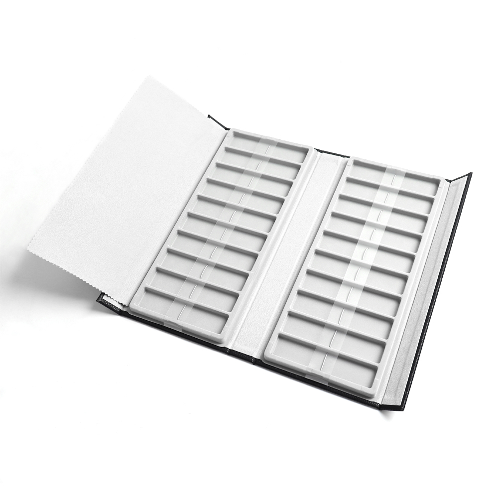 In-stock Wholesale PU Leather Strap Tray with 20 Slot