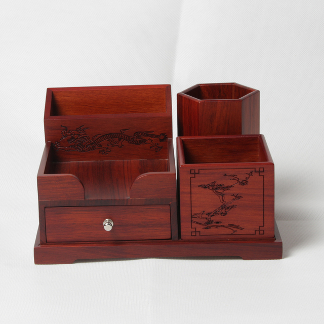 Rosewood Multifunctional wooden box storage boxes from OVEWOOD