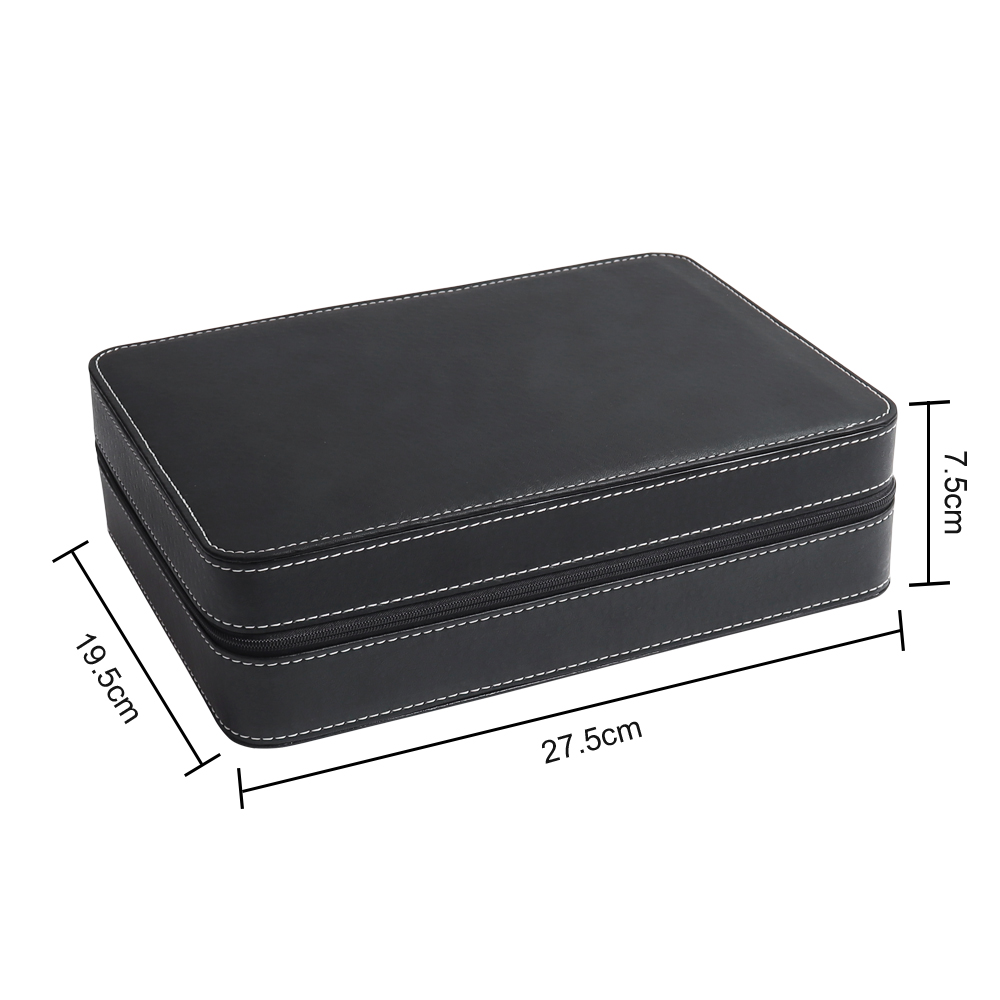 Wholesale 10-Slot High-End Luxury Leather Watch Box Manufacturer with Lower MOQ