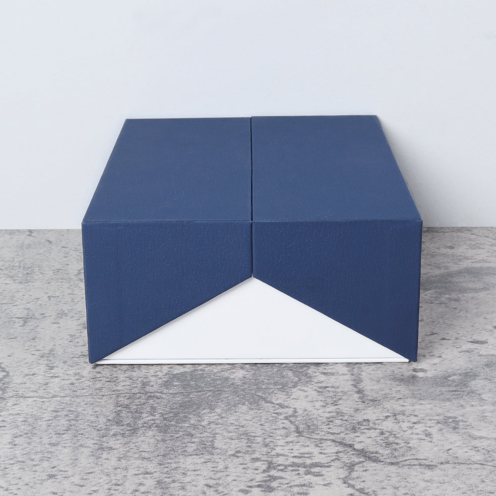 New Design Double-opening Style Paper Display Watch Box