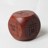 Chinese style walnut pen holder wooden brush pot from OVEWOOD