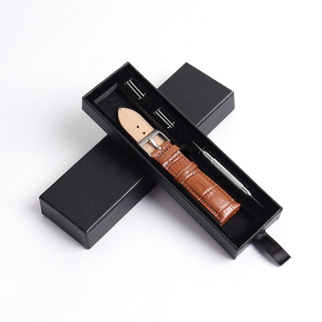 Wholesale Black Slide-type Paper Watch Band Boxes Packaging Factory