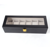 Hot Sell 6 Slot Wooden Watch Boxes With Glass Cover From Watch Box Packaging Manufacturer