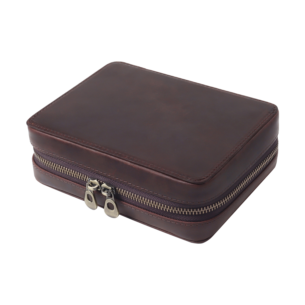 OEM Luxury Leather watch boxes Vintage Style with High Quality