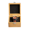 Factory outlet Square Natural Bamboo Watch Box with High Quality