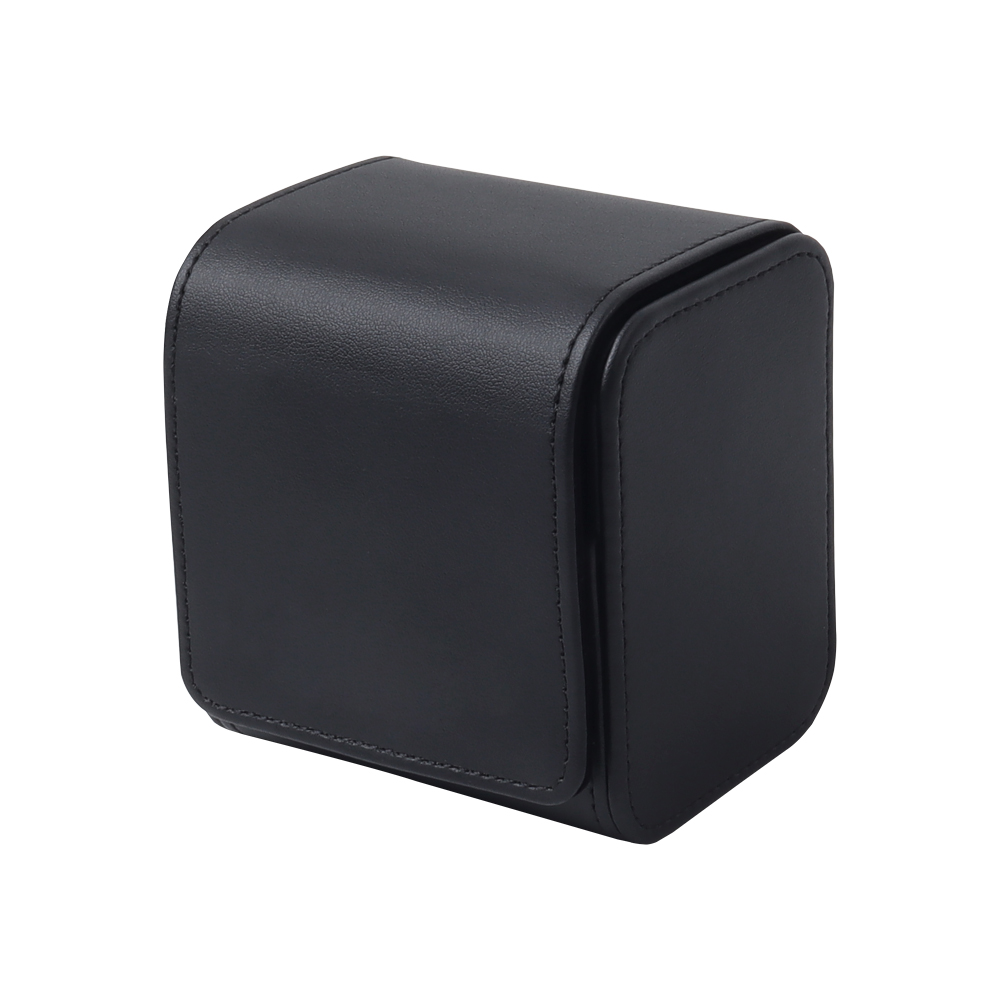 OEM Luxury Black Leather watch boxes Fashion Style with High Quality