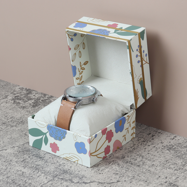 Hot Sell Plastic Sticker Watch Box Pattern Style Factory