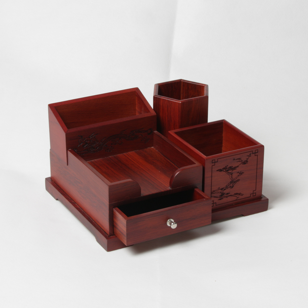 Rosewood Multifunctional wooden box storage boxes from OVEWOOD