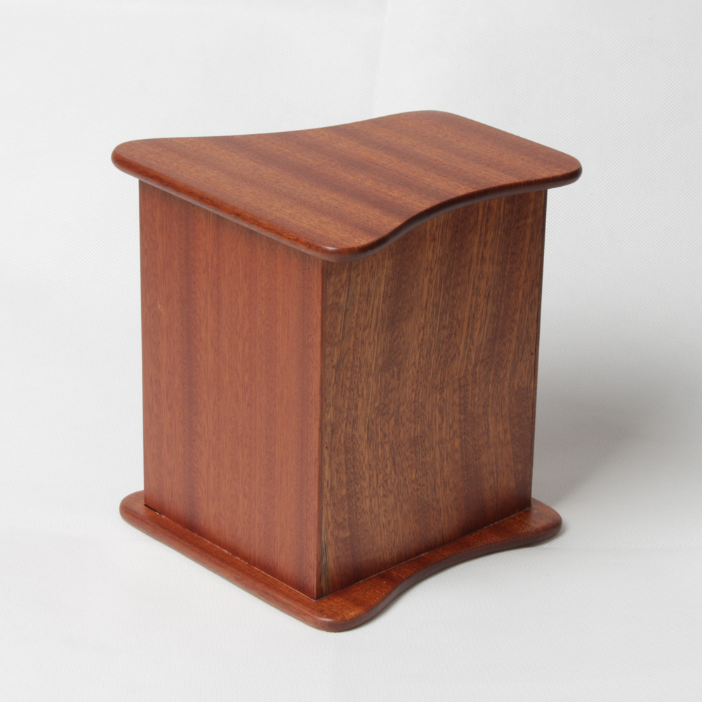 Rosewood wooden desktop storage box from OVEWOOD