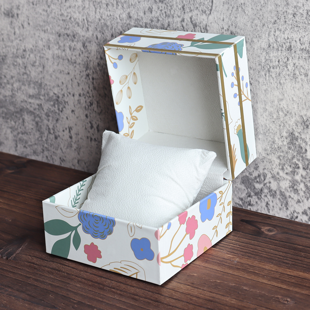 Hot Sell Plastic Sticker Watch Box Pattern Style Factory