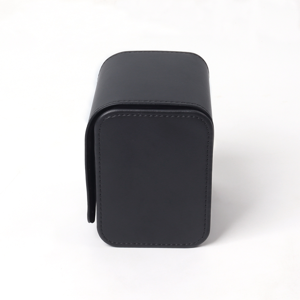 OEM Luxury Black Leather watch boxes Fashion Style with High Quality