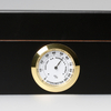 Black Natural Pine Wooden Cigar Boxes with Glass From OVEWOOD Factory