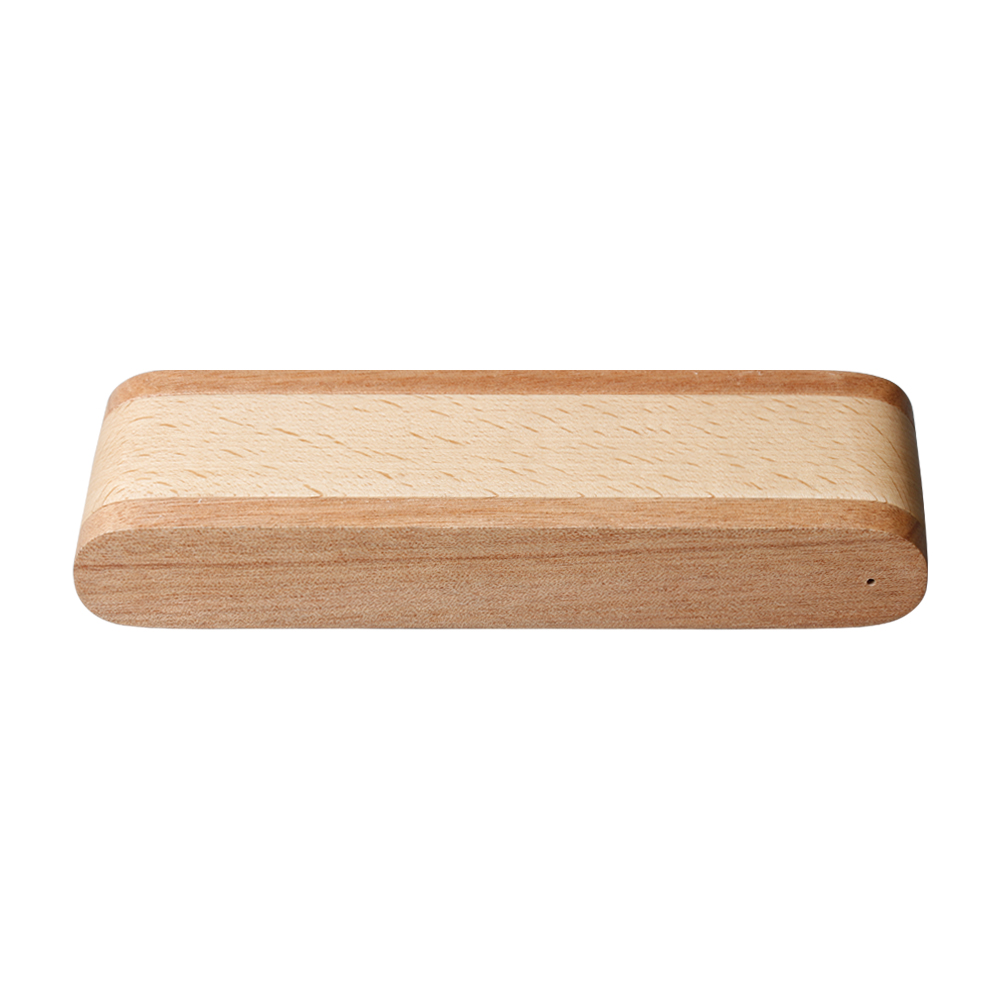 Single Folding Natural Wooden Office Pen Box Manufacturer