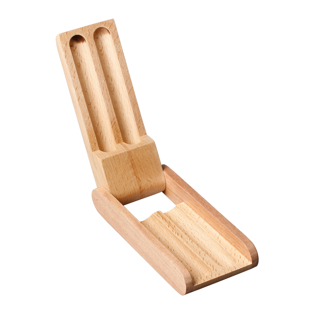 Folding Natural Wooden Office Pen Box Factory