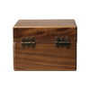 Custom Square Natural Walnut Wooden Watch Boxes Can Engraved Logo From OVEWOOD