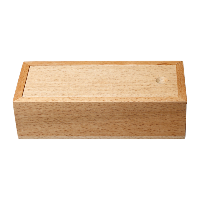 Custom Push-pull Natural Wooden Sunglasses Boxes Manufacturer