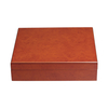 Red Paint Natural Pine Wooden Watch Boxes From OVEWOOD Factory