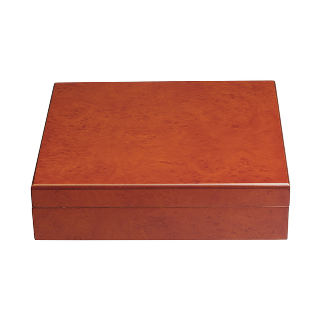 Red Paint Natural Pine Wooden Watch Boxes From OVEWOOD Factory