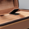 Antique Leather And Natural Pine Wooden Cigar Boxes From OVEWOOD Factory