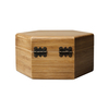 Wholesale Hexagon Natural Bamboo Watch Boxes Can Engraved Logo From OVEWOOD