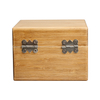 Custom Square Natural Bamboo Watch Boxes Factory