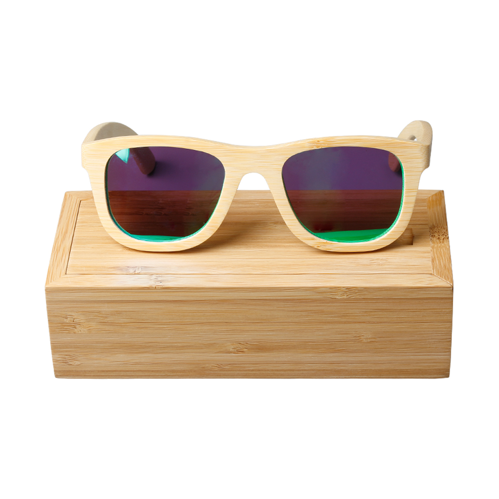 Push-pull Natural Bamboo Sunglasses Boxes Manufacturer