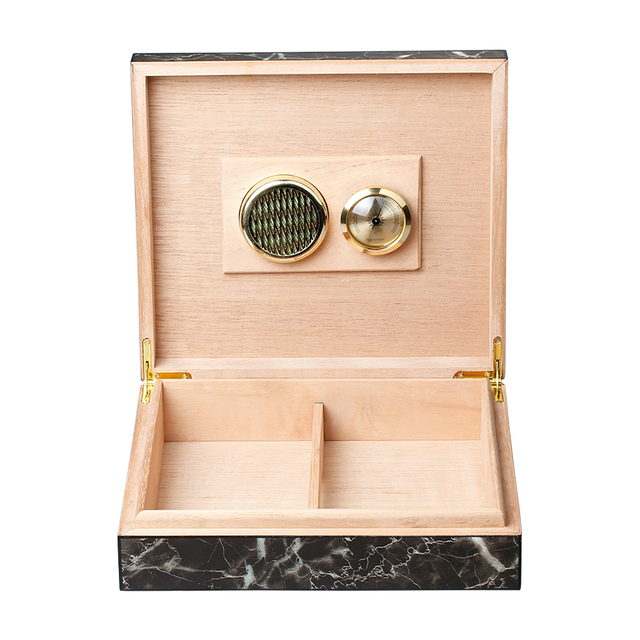 Marble Texture Natural Pine Wooden Watch Boxes From OVEWOOD Factory