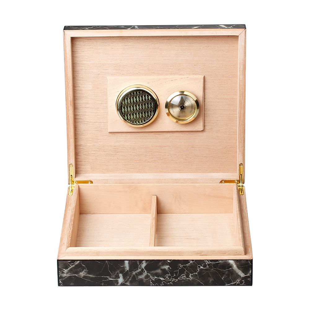 Marble Texture Natural Pine Wooden Watch Boxes From OVEWOOD Factory