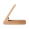 Single Folding Natural Wooden Office Pen Box Manufacturer