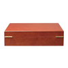 Red Paint Natural Pine Wooden Watch Boxes From OVEWOOD Factory