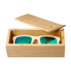 Push-pull Natural Bamboo Sunglasses Boxes Manufacturer
