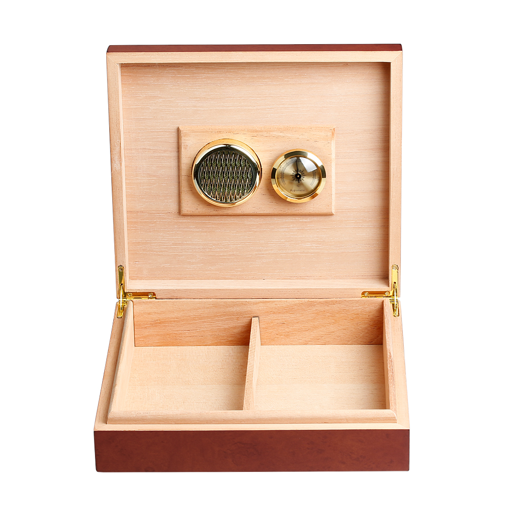 Red Paint Natural Pine Wooden Watch Boxes From OVEWOOD Factory